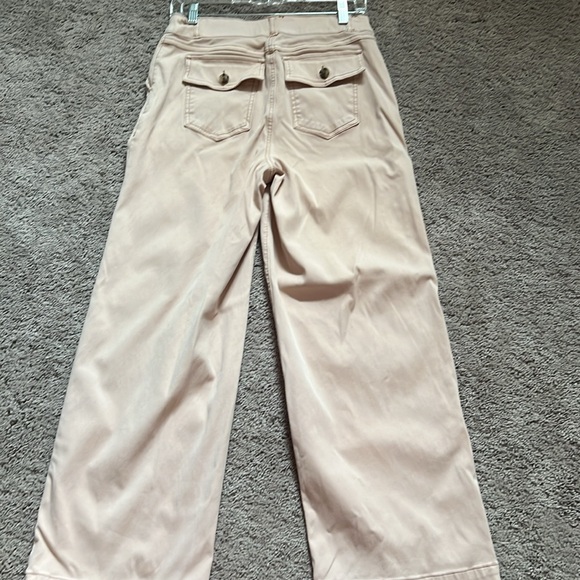 Spanx cropped stretch twill wide leg pants - Picture 7 of 7